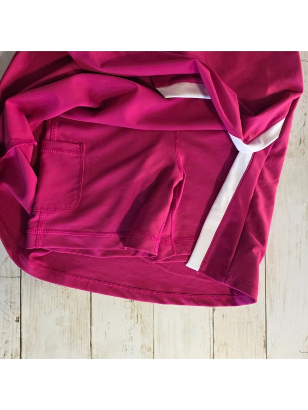 NWT SAGE Collective Pink Athletic Dress Romper Skort S Gorpcore Tennis Sporty - Picture 4 of 8